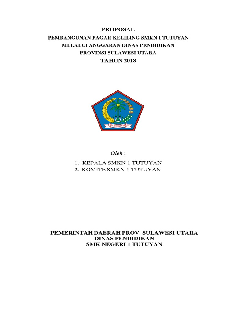 Proposal Pembangunan Pagar Dan Gerbang Sekolah