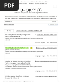 Zertifikat c.1 - Free Download. Ebooks Library. On-Line Books Store On Z-Library