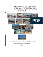 Plan Pvcial de Gestion Integral de Residuos Solidos Urbanos PDF