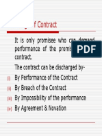 Discharge of Contract