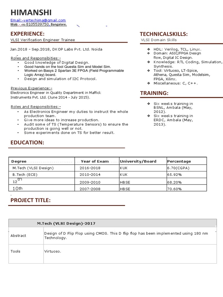 Swati CV+ | PDF | Field Programmable Gate Array | Computer Hardware