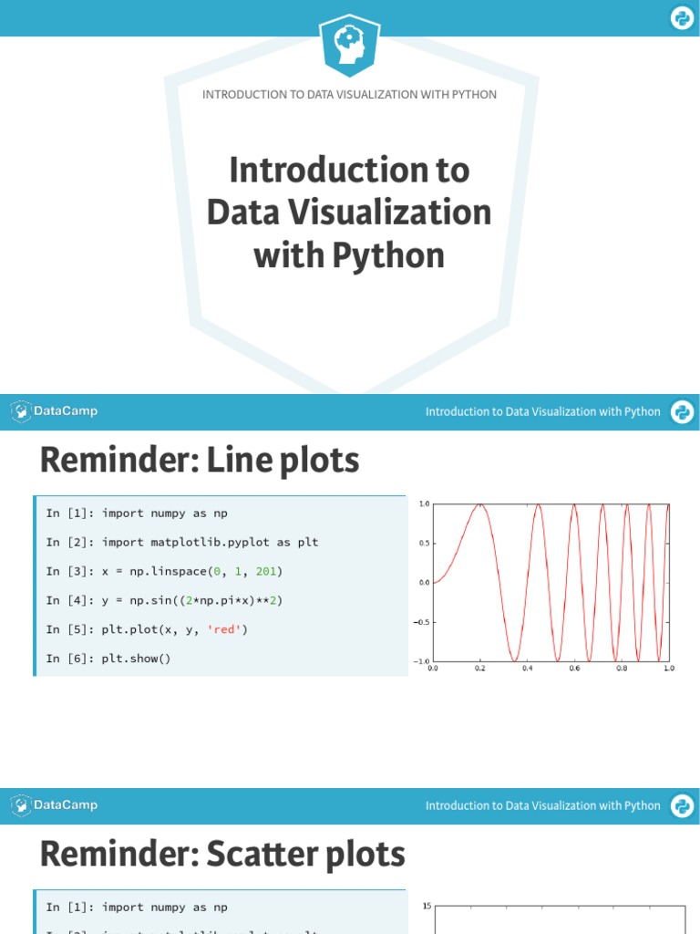 Introduction To Data Visualization With Python | PDF | Data Management ...