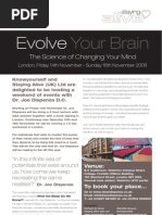 Download Dr Joe Dispenza - Evolve Your Brain 14th - 16th November 2008 London Kings College by Michael de Groot SN4001690 doc pdf