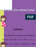 Destructive Operations Final