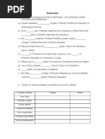 Exercícios de Funcionamento da Língua