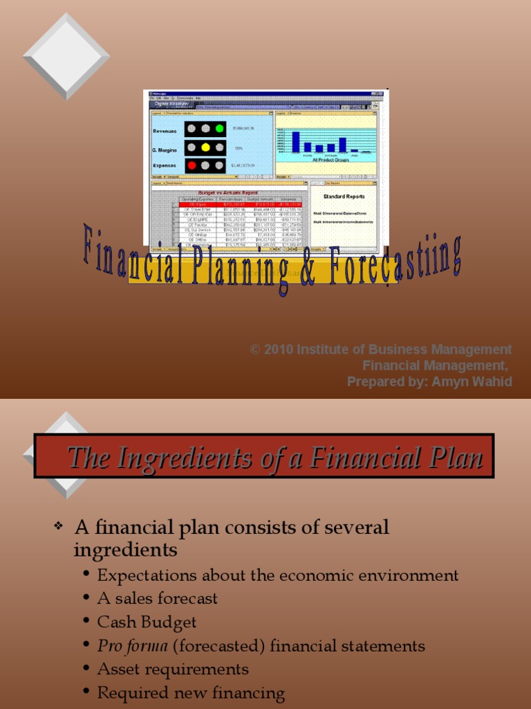 Financial Planning and Forecasting | PDF | Equity (Finance) | Balance Sheet