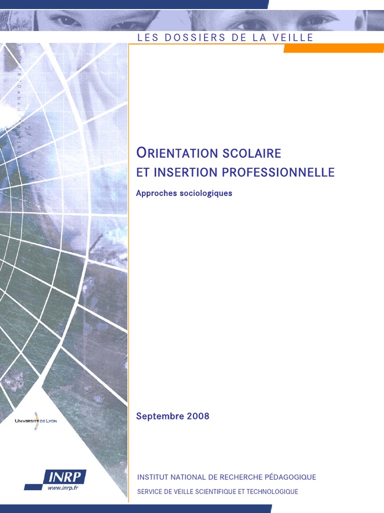 Comment Reprsenter Sous Forme De Schéma Un Parcours D insertion Orientation Scolaire Et Insertion Professionnelle | PDF | Inégalité sociale  | Discrimination et relations raciales