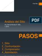 Análisis de Sitio