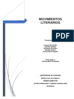 MOVIMIENTOS LITERARIOS - Mediaciones Tecnologicas