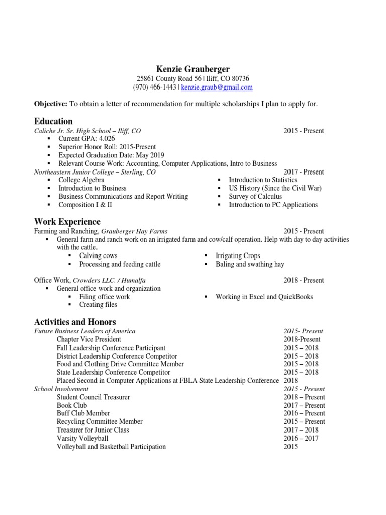 My Resume | PDF | Cattle | Livestock Farming