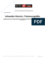 Schneider Electric, L'ininterruptible, Editos & Analyses
