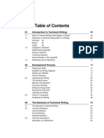 Technical Writing Toc
