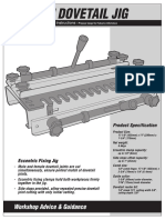 Manual Maquina Lazos Screwfix Dovetail Jig PDF