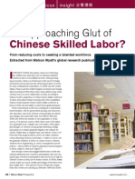An Approaching Glut Of: Chinese Skilled Labor?