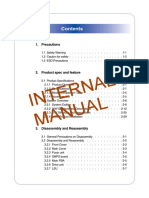 Internal Manual: 1. Precautions