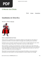 Candomblé - Qualidades Do Orixá Exu Candomblé