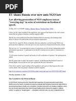 Russia NGO law May 2015 - 5/24/15 - Rferl.com
