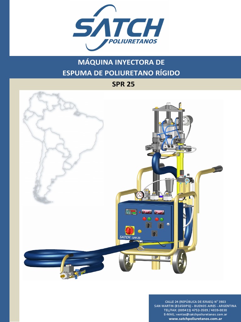 Máquina Inyectora de Espuma SPR 25 | PDF | Naturaleza
