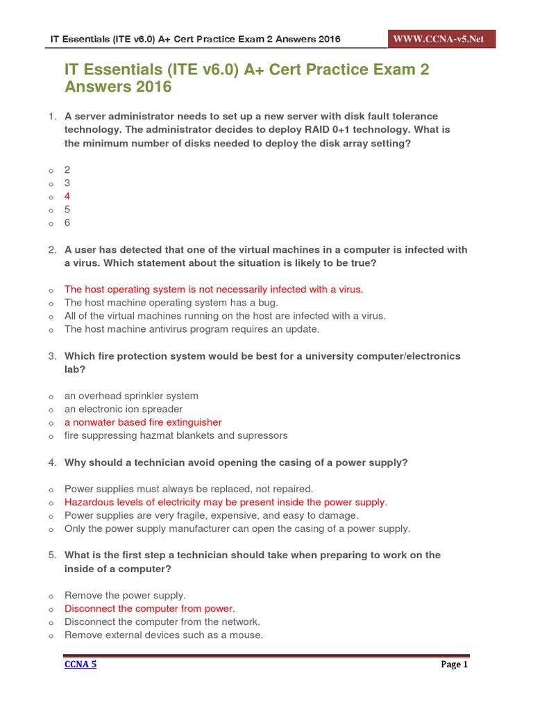 A+ Certification Practice Exam Insights | PDF | 64 Bit Computing ...