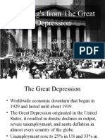 Learning's From The Great Depression: Group K1