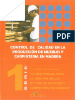 Guia Control de Calidad en La Producción de Muebles y Carpinteria en Madera PDF