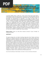 Ensino base curricular comum arte