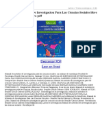 Manual de Metodos de Investigacion para Las Ciencias Sociales PDF