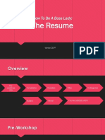 Resume Workshop