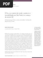 O fio e os rastros da moda