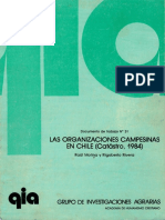 Organizaciones campesinas en Chile 1984