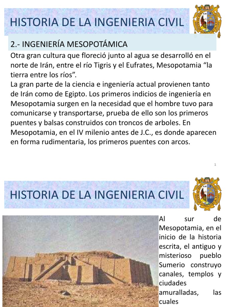 Historia de La Ingenieria Civil Mesopotamia