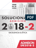 Solucionario UNI Admisión 2018-2