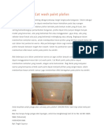 Cat Wash Paint Plafon PDF