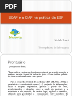 SOAP e a CIAP Na Pratica Da ESF