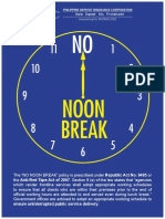 No Noon Break