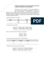 CASO 7-4 Diseño Formato y Preparación Pptos Costo Mtls, Compras, Inv y de La Producción