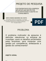 Apresentaçaõ Do Projeto de Pesquisa Mba