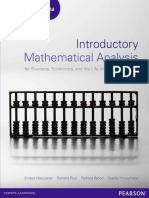 SAMPLE Introductory Mathematical Analysis