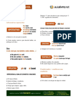 Apostila Conjunciones PDF