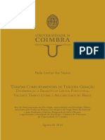 Terapias comportamentais de terceira geração: Disseminação aos falantes de língua portuguesa, validade transcultural e aplicabilidades no Brasil