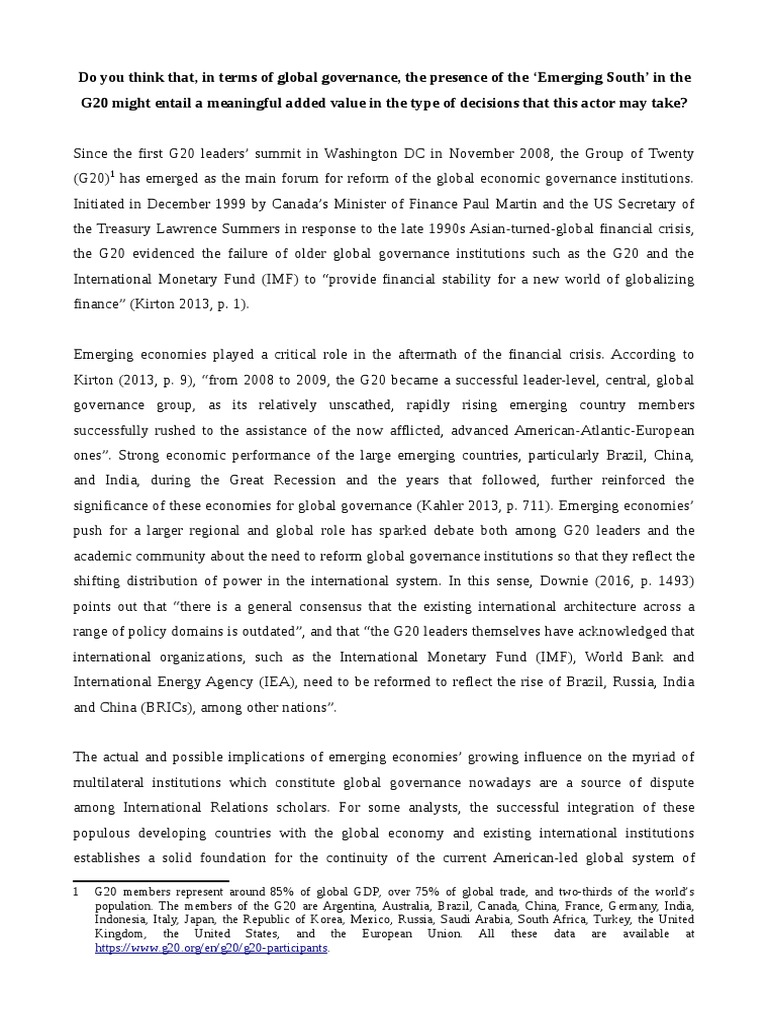 Global Governance Pdf Asian Infrastructure Investment Bank