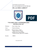 Vitamina B12 y Enfermedades Neurológicas