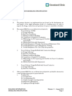 Cleveland Clinic - BIM Specification R1.1