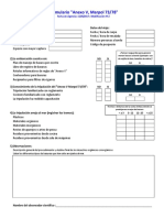 Formulario Anexo V, MARPOL 7378 Modificación N°2 (2018 - 08 - 18 01 - 23 - 25 UTC)