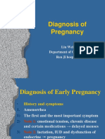 Diagnosis of Pregnancy: Liu Wei Department of Ob & Gy Ren Ji Hospital