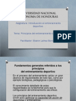 Presentación 01 de Los Principios Del Entrenamiento.