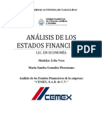 Analisis de Los Estados Financieros de Cemex PDF