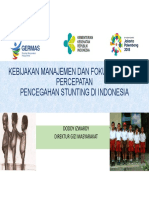 Final Paparan Program Pencegahan Stunting Di Indonesia - 10 Nov 2018 - Kuliah Umum FKM Ui PDF