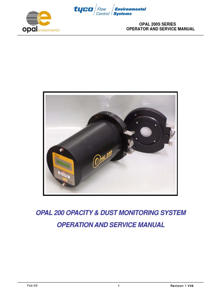 Opal 200 - Ms PDF | PDF | Calibration | Optics