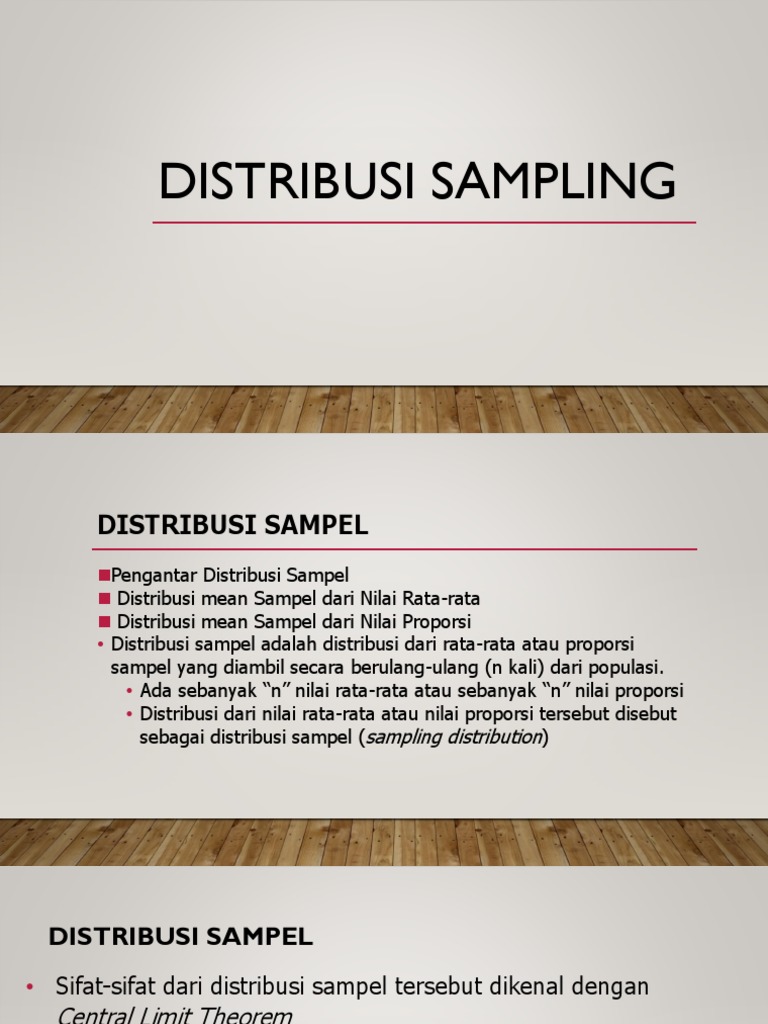 6 Distribusi Sampling
